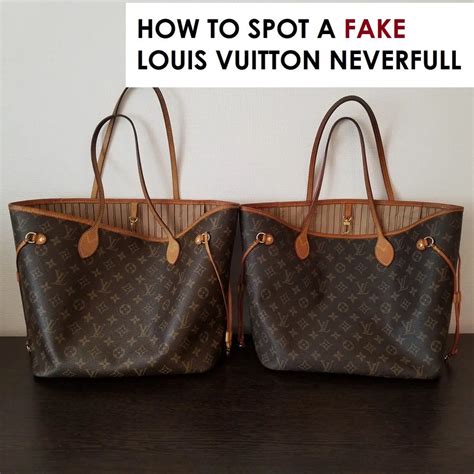 louis vuitton neverfull monogram real vs fake|louis vuitton monogram empreinte.